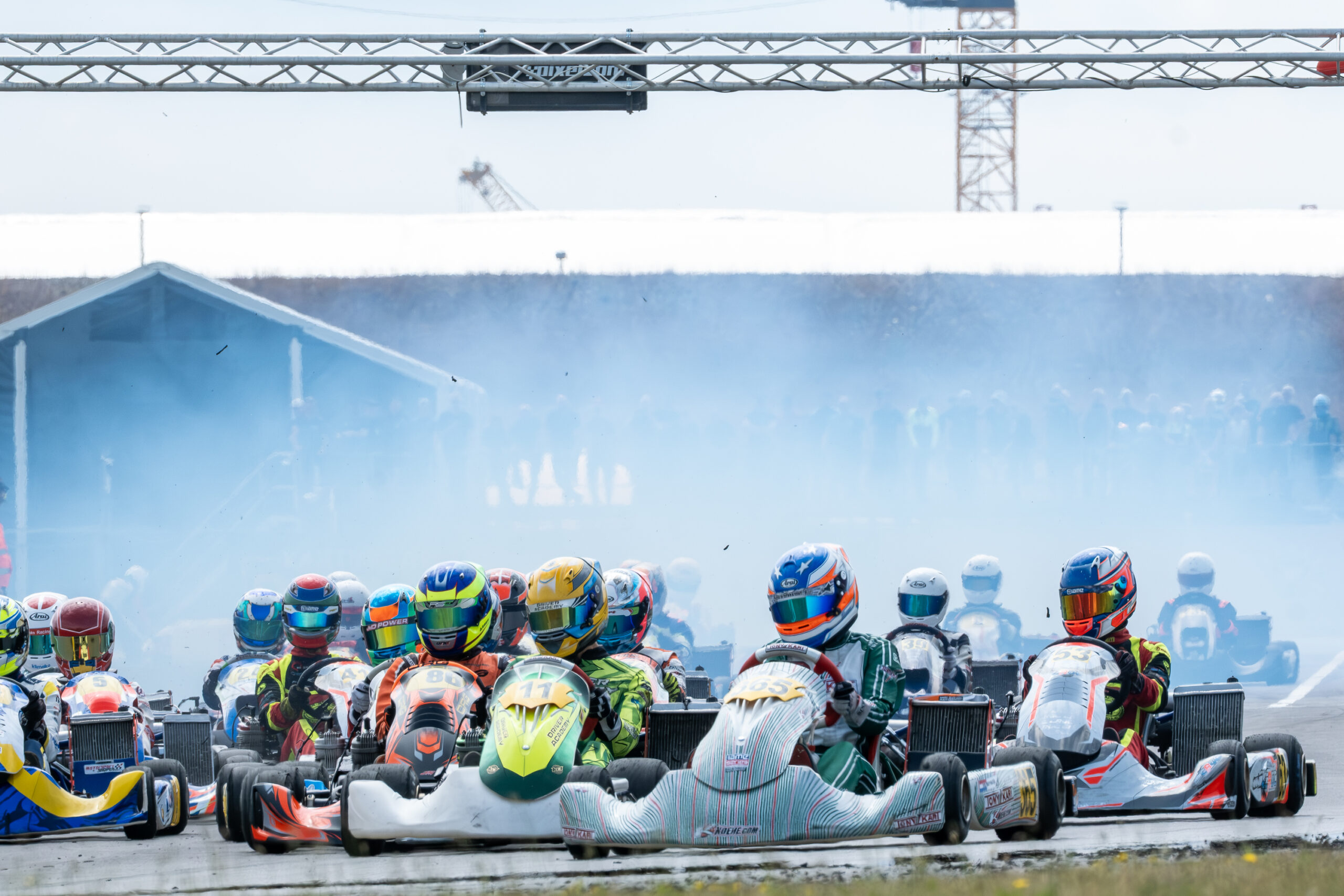 Hurtige gæster bød Danish Karting League op til duel i Rødby